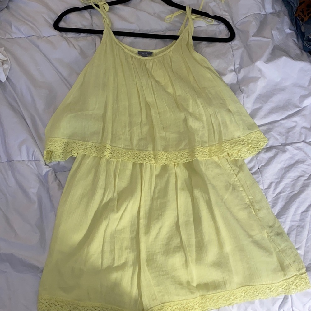 Neon Yellow Aerie Romper
